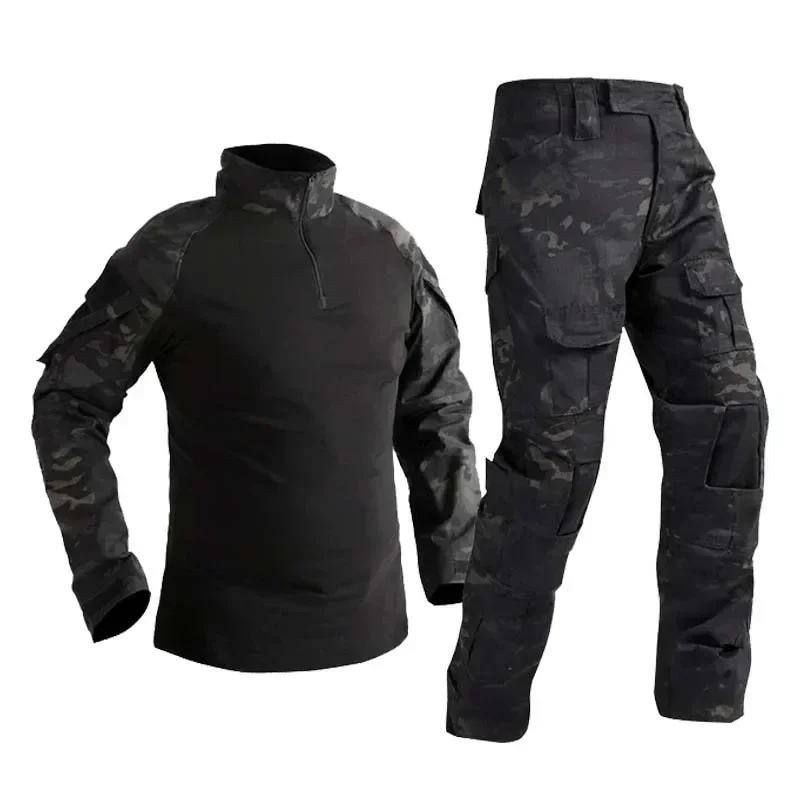 Tactical Military Shirt Cargo - Conjunto de traje táctico G2 para
