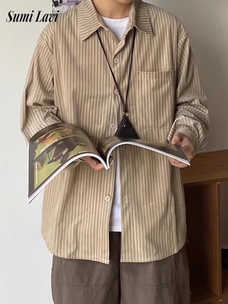 Corduroy Button Up Shirt Men - Elegantes Camisas de Pana de Manga