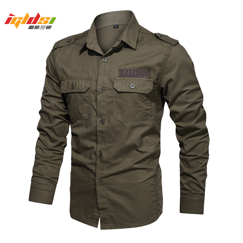 Tactical Military Shirt Cargo - Camisas de carga para hombre, camisas