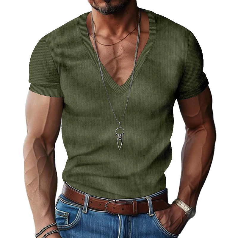 Camiseta Casual de Verano para - Corduroy Button Up Shirt Men reseña y precio