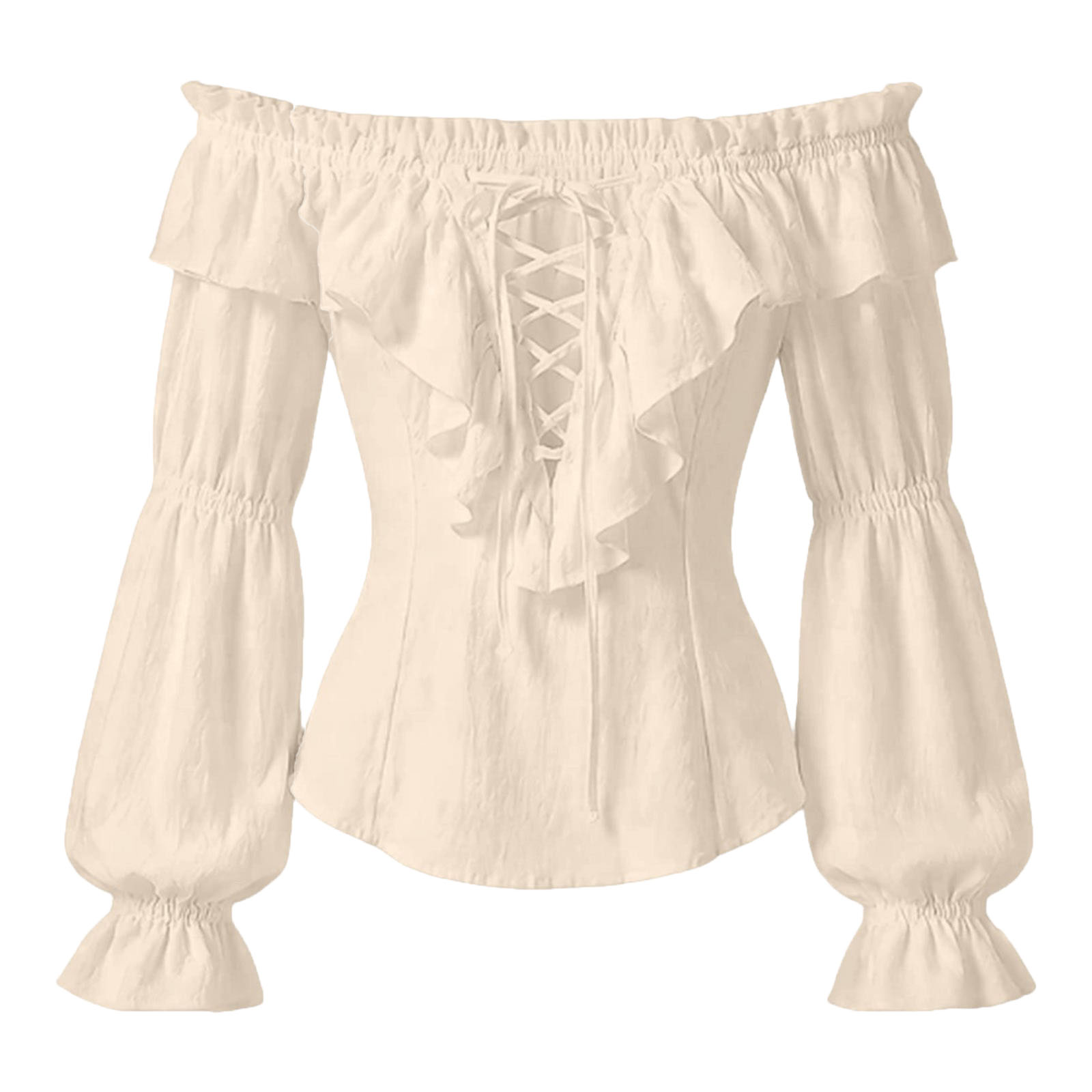 Camisa Pirata para Mujer, Esti - Medieval Gothic Lace Up Pirate Shirt reseña y precio
