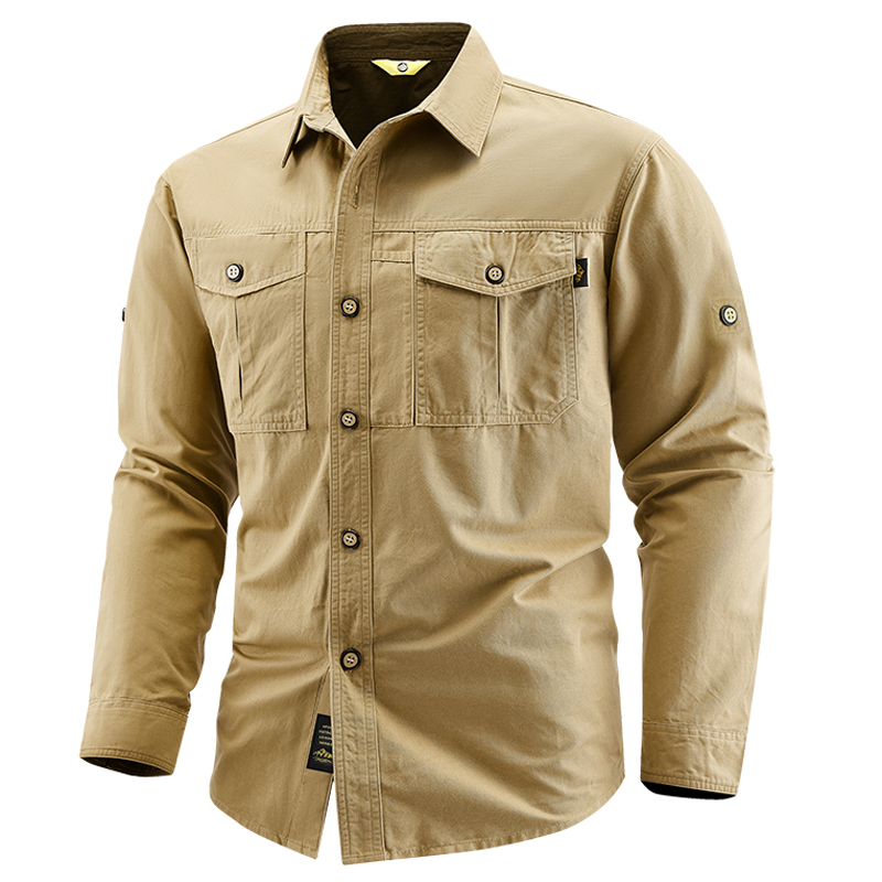 Camisas militares de negocios  - Tactical Military Shirt Cargo reseña y precio