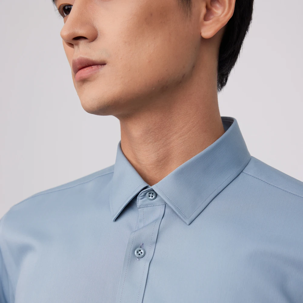 Camisa de vestir formal para h - Breathable Bamboo Fiber Shirt Non Iron reseña y precio