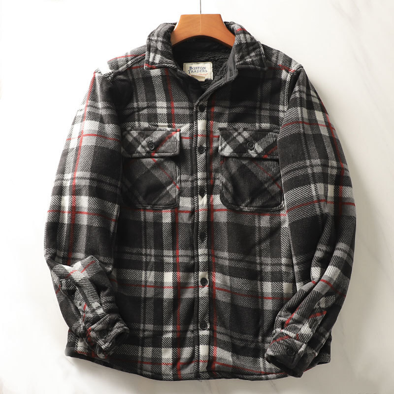 Camisas a cuadros de franela g - Flannel Plaid Shirt Heavy Weight reseña y precio