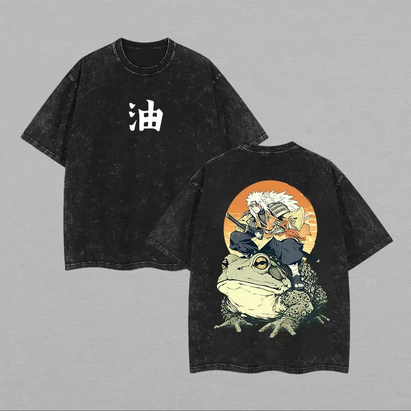 Camiseta Jiraiya 2026, Naruto  - Acid Wash Vintage Graphic T Shirt reseña y precio