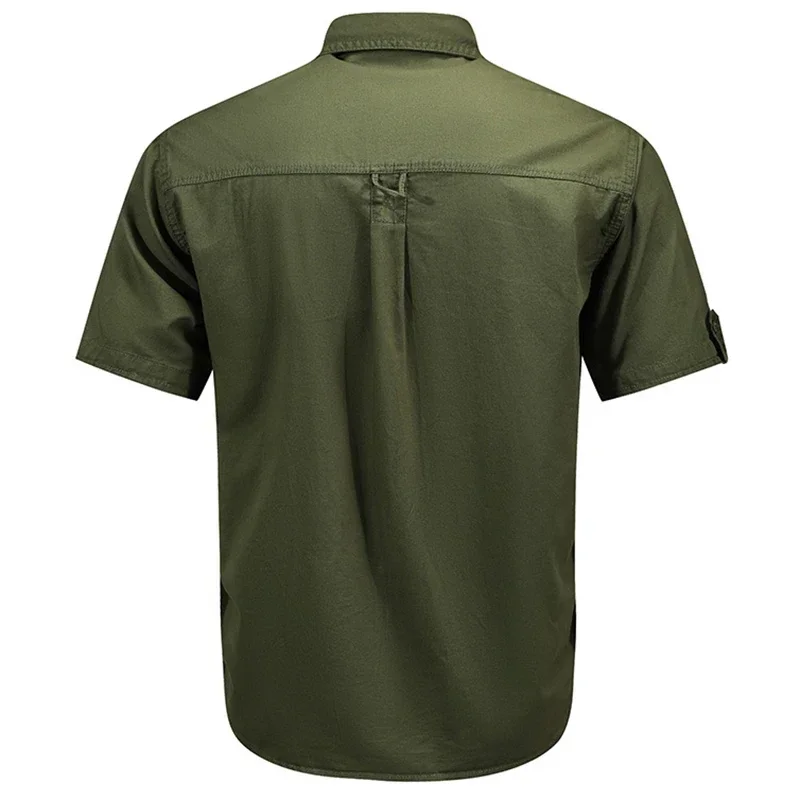 Camisa táctica de manga corta  - Tactical Military Shirt Cargo reseña y precio