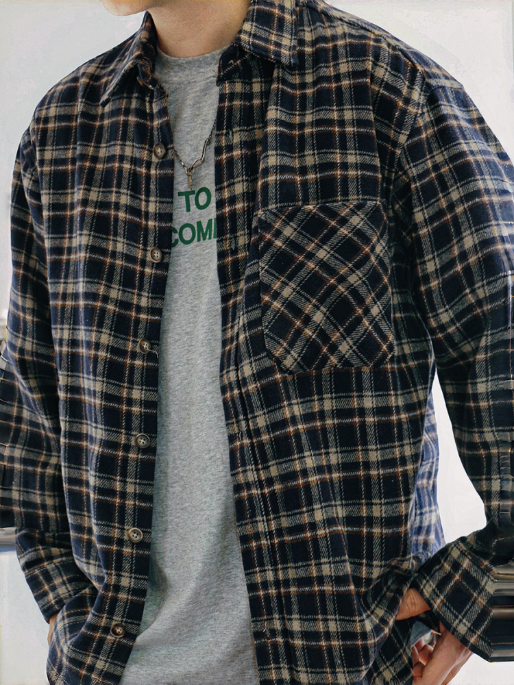 ‌ Camisa de franela pesada Vin - Flannel Plaid Shirt Heavy Weight reseña y precio
