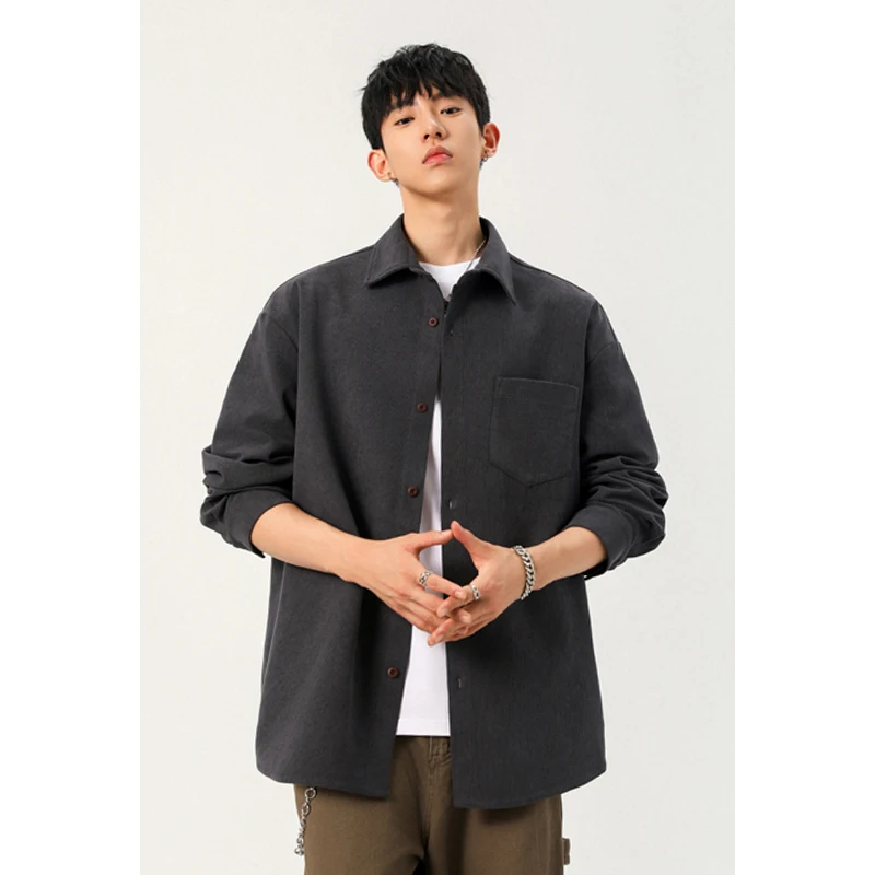 Camisa de pana con botones par - Corduroy Button Up Shirt Men reseña y precio