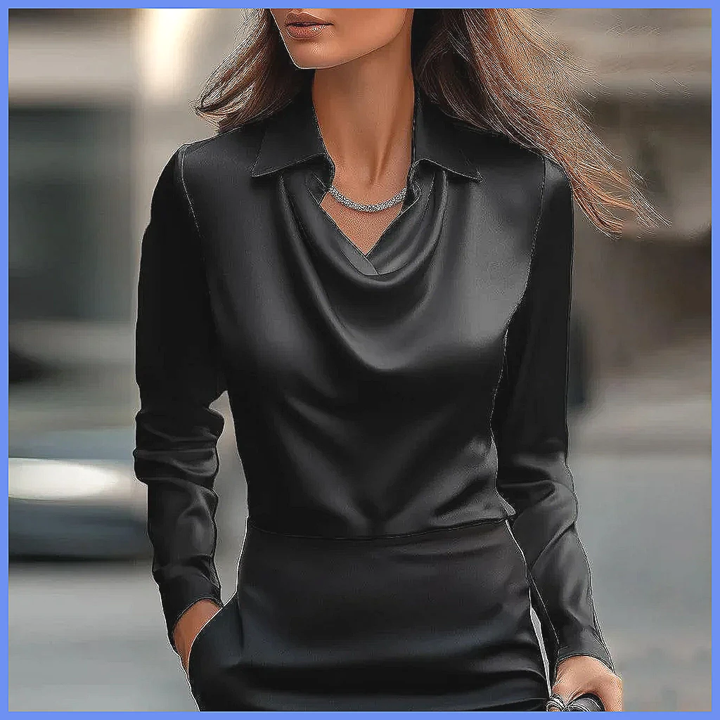 Blusa Vintage de Satén para Mu - Shirts reseña y precio