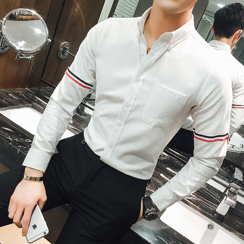 Camisa para hombre - Camisa si - Oxford Cotton Casual Shirt Business reseña y precio
