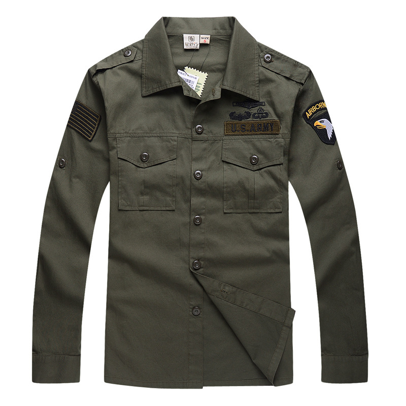 Camisa táctica de manga larga  - Tactical Military Shirt Cargo reseña y precio