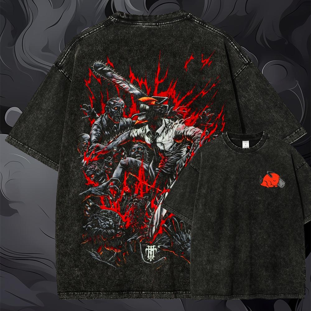 Camiseta Oversize con Gráfico  - Acid Wash Vintage Graphic T Shirt reseña y precio