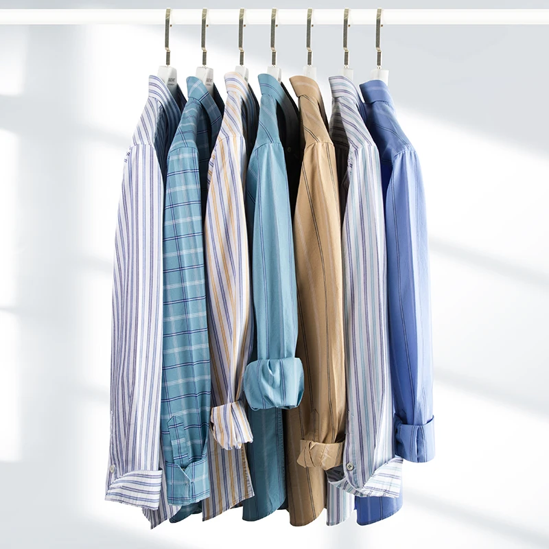 Camisas de algodón puro Oxford - Oxford Cotton Casual Shirt Business reseña y precio