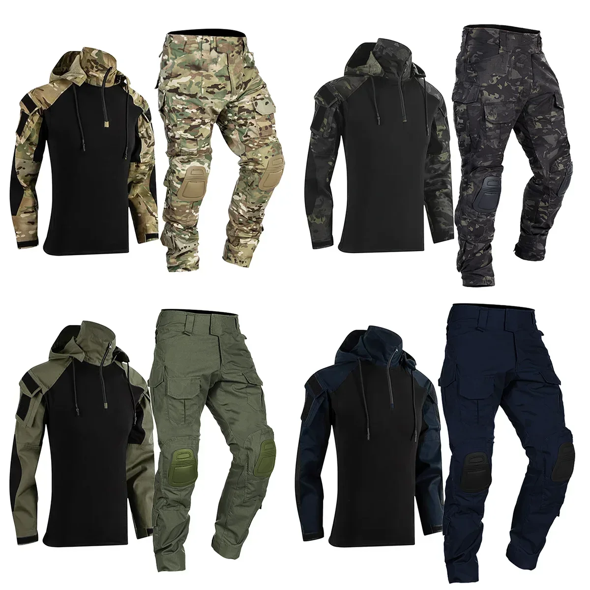 Uniforme táctico militar para  - Tactical Military Shirt Cargo reseña y precio